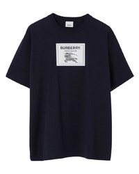 Burberry Prorsum Label Logo Patch Cotton T Shirt