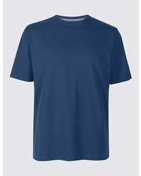 Marks and Spencer Pure Cotton Crew Neck T Shirt