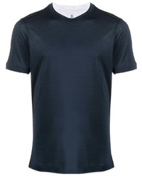 Brunello Cucinelli Round Neck Short Sleeved T Shirt