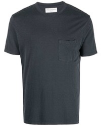 Officine Generale Short Sleeve Lyocell Blend T Shirt