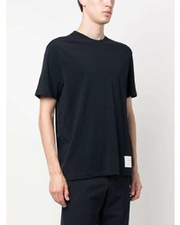 Thom Browne Short Sleeve Tee In Wool Jersey W Eng 4 Bar