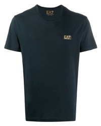 Ea7 Emporio Armani Short Sleeved Cotton T Shirt