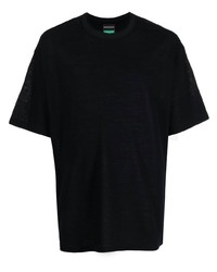 Emporio Armani Short Sleeves Wool Blend T Shirt