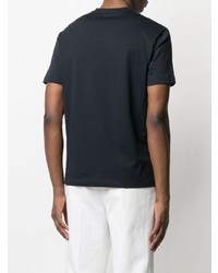 Giorgio Armani Signature Logo Print Cotton T Shirt