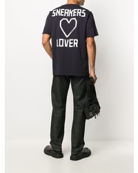 Golden Goose Sneakers Lover Slogan Print T Shirt