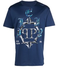 Philipp Plein Ss Scorpion Logo Patch T Shirt