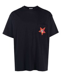 Bode Star Patch Short Sleeve T Shirt