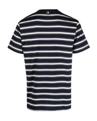 Thom Browne Stripe Pattern Cotton T Shirt
