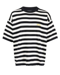 Magliano Stripe Pattern Short Sleeve T Shirt
