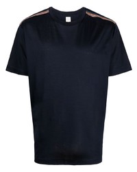 Paul Smith Stripe Trim Short Sleeve T Shirt