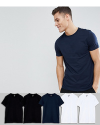 ASOS DESIGN T Shirt With Crew Neck 5 Pack Save