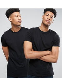 ASOS DESIGN Tall T Shirt With Crew Neck 2 Pack Save