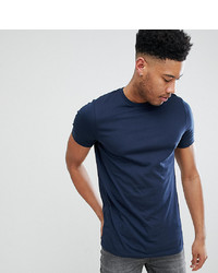 ASOS DESIGN Tall T Shirt With Crew Neck In Navy