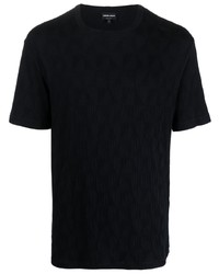 Giorgio Armani Textured Short Sleeved T Shirt
