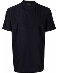 Brioni Tonal Stripe Cotton T Shirt