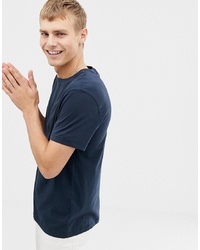 J.Crew Mercantile Washed Crew Neck T Shirt In Navy