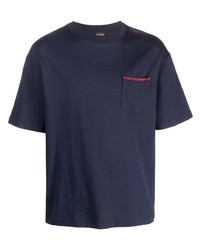 Kiton Whipstitch Pocket Cotton T Shirt