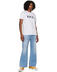 A.P.C. White Vpc Blanc T Shirt