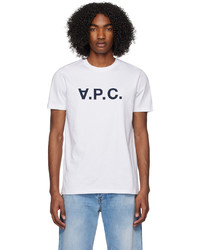 A.P.C. White Vpc Blanc T Shirt