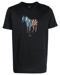 PS Paul Smith Zebra Motif T Shirt