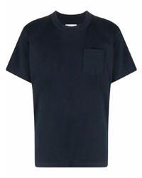 Sacai Zip Detailed Cotton T Shirt