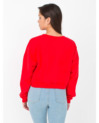 American Apparel California Fleece Cropped Sweatshirt