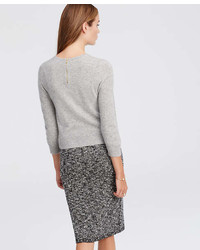Ann Taylor Cropped Cashmere Sweater