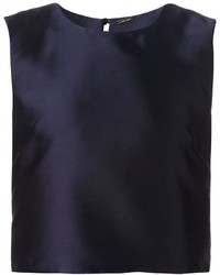 ADAM by Adam Lippes Adam Lippes Pleated Back Cropped Top