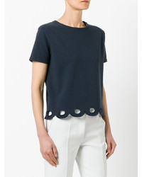 Chinti Parker Scallop Cropped Top