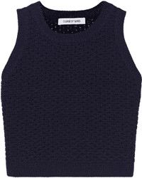 Elizabeth and James Cropped Knitted Sweater