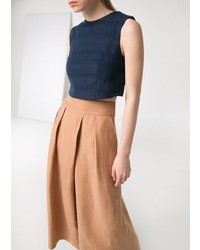 Mango Outlet Premium Textured Cropped Top