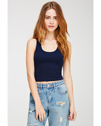 Forever 21 Ribbed Crop Tank