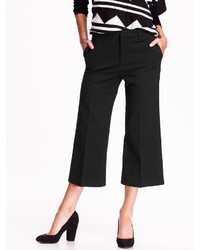 Old Navy High Rise Wide Leg Cropped Trousers