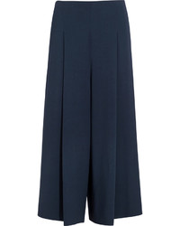 The Row Loja Cropped Stretch Cady Wide Leg Pants