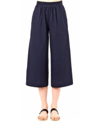 Mother of Pearl Minos Wool Crepe Culottes