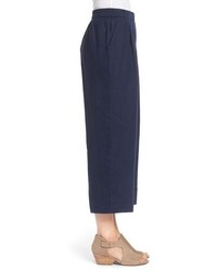 Eileen Fisher Organic Linen Crop Wide Leg Pants