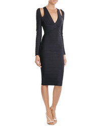 Herve Leger Herv Lger Bandage Dress With Cutouts