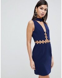 Forever Unique Hoop Insert Bodycon Dress