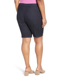 NYDJ Plus Size Christy Stretch Denim Bermuda Shorts