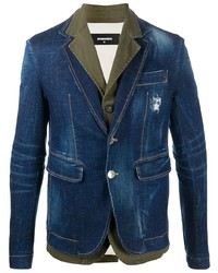 DSQUARED2 Denim Blazer Style Jacket