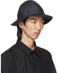 N. Hoolywood Navy Black Denim Bucket Hat