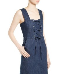 See by Chloe Lace Up Denim Dress