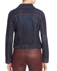 AG Jeans Ag Robyn Contrast Stitched Denim Jacket