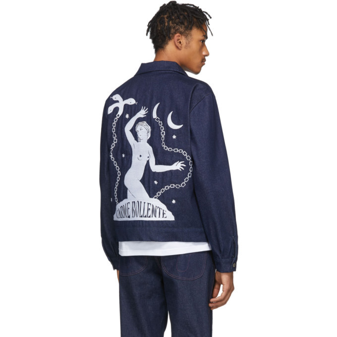 Carne Bollente: SSENSE Exclusive Blue In-Depends Day Sweater