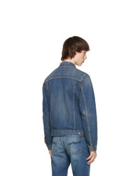 Nudie Jeans Blue Denim Bobby Real Deal Jacket