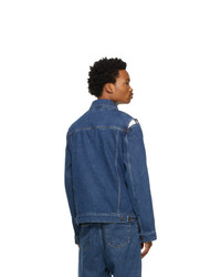 Y/Project Blue Denim Classic Peep Show Jacket