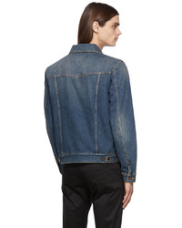 Saint Laurent Blue Denim Classic Vintage Jacket
