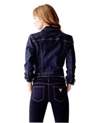GUESS Brittney Denim Jacket With Silicone Rinse