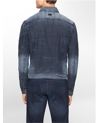Calvin Klein Classic Fit Reverse Vapor Wash Denim Jacket