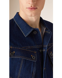 Burberry Denim Jacket With Bellows Pockets